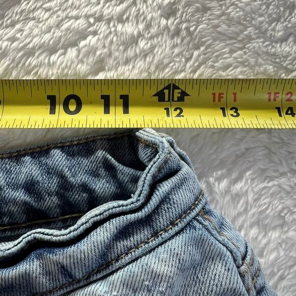 Wild Fable Women's Highest Rise Extreme Flare Jeans Daisy Floral Frayed Hem 00 - Picture 9 of 10